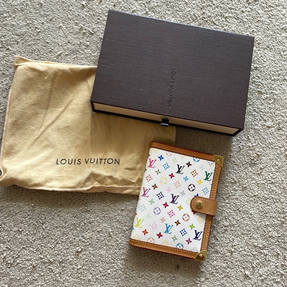 Louis Vuitton multicolor agenda